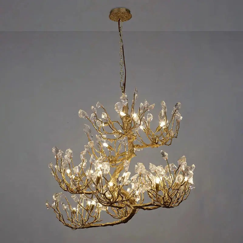 Postmodern Handmade Copper Chandelier