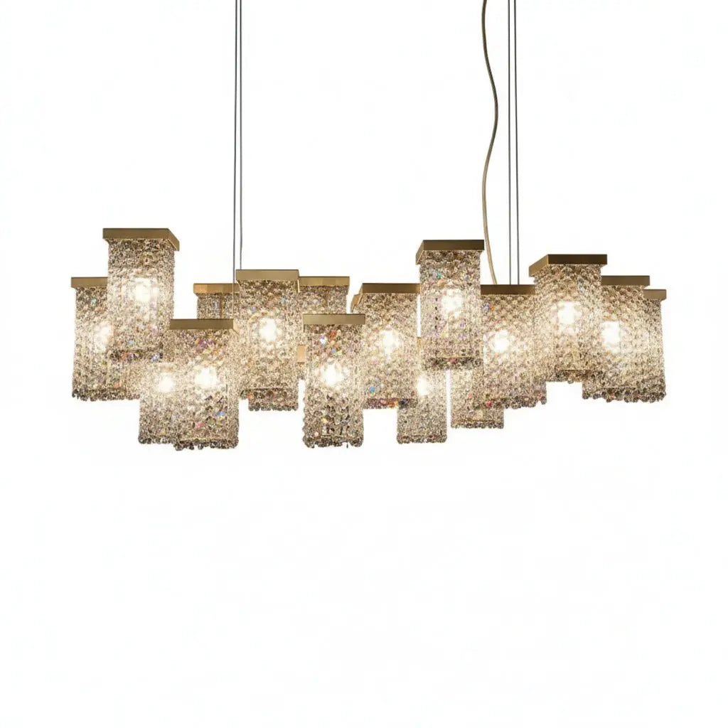 Italian Smoky Crystal Contemporary Chandelier ChandeliersLife®