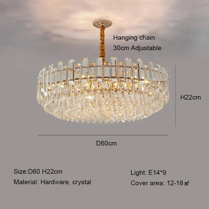 Modern Luxury Crystal E14 Chandeliers ChandeliersLife®