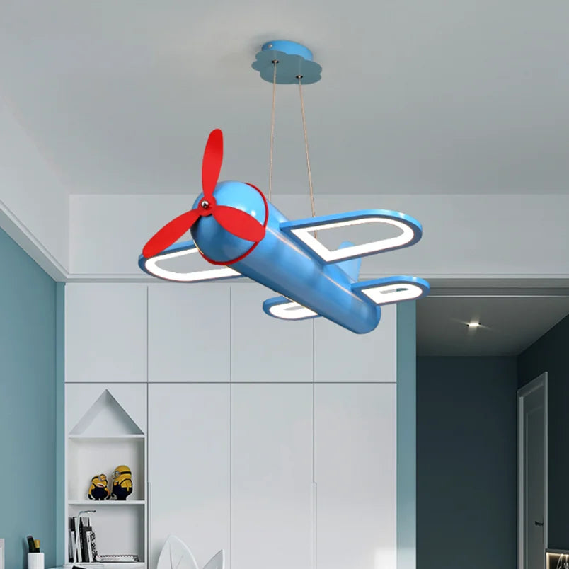 Aviator Modern Airplane LED Kids Room Chandelier