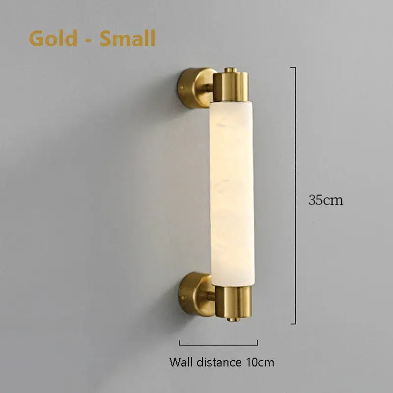 Modern Alabaster Bathroom Wall Lamp - ChandeliersLife®