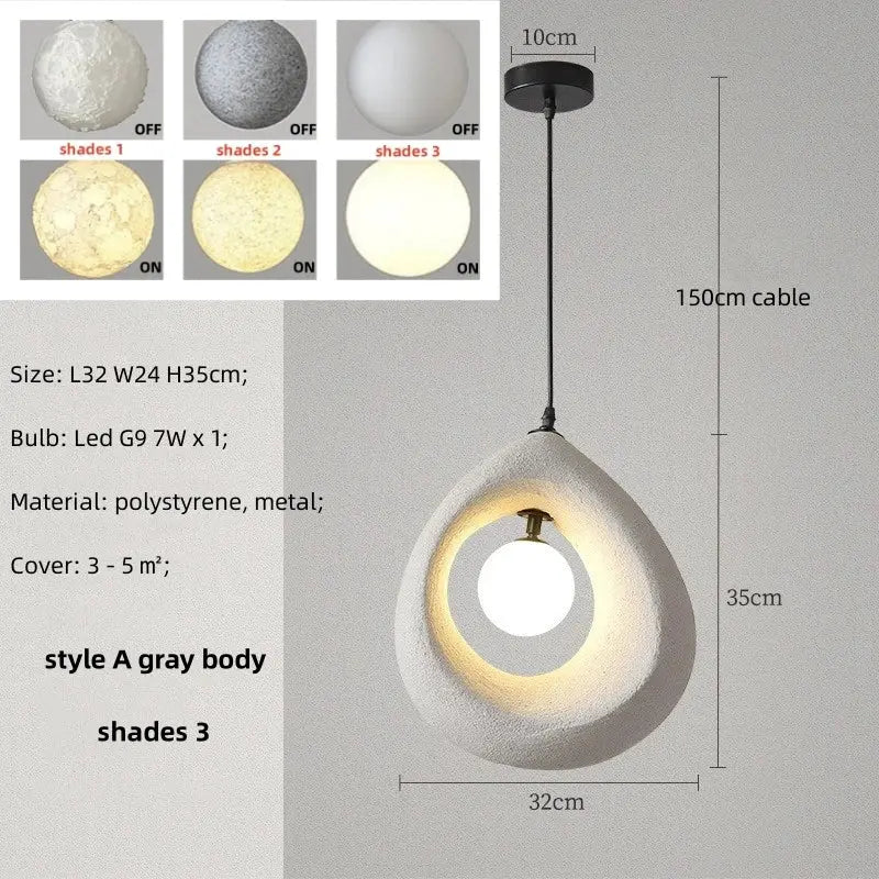 Pendant Wabi Sabi Dining Room Lights ChandeliersLife®