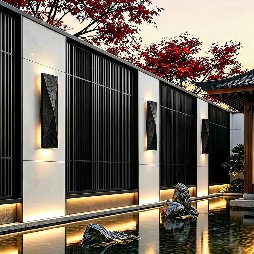 Valdora Natural Stone Outdoor Wall Light