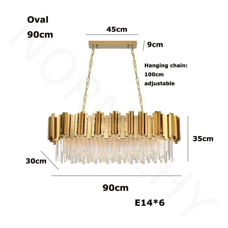 Lustre Suspension Staircase Luxury Chandelier ChandeliersLife®