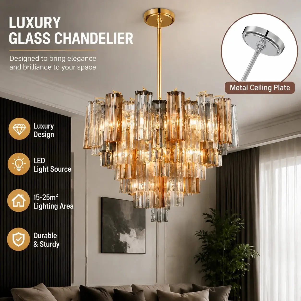 Virello Designer Dining Room Chandelier