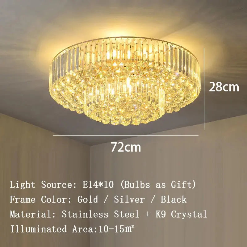 Luxury Crystal Classical Ceiling Light Fixtures ChandeliersLife®