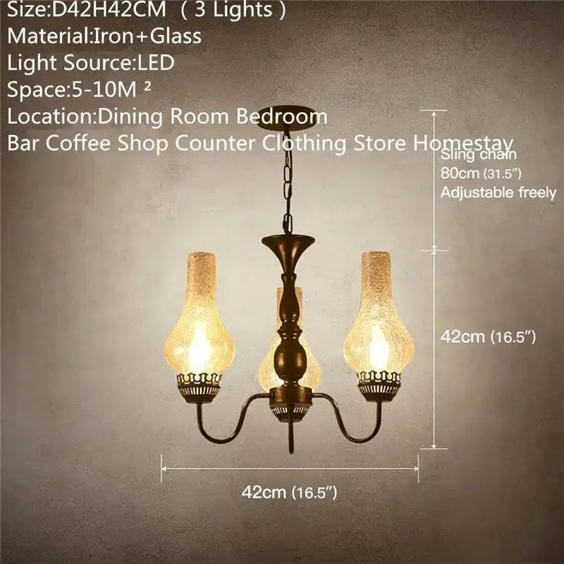 Industrial Retro Decor Chandelier ChandeliersLife®