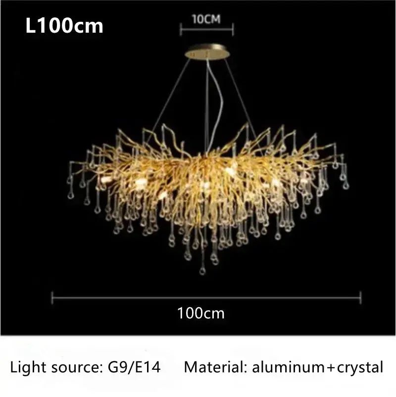 Unique Luxury Crystal Ceiling Chandelier ChandeliersLife®