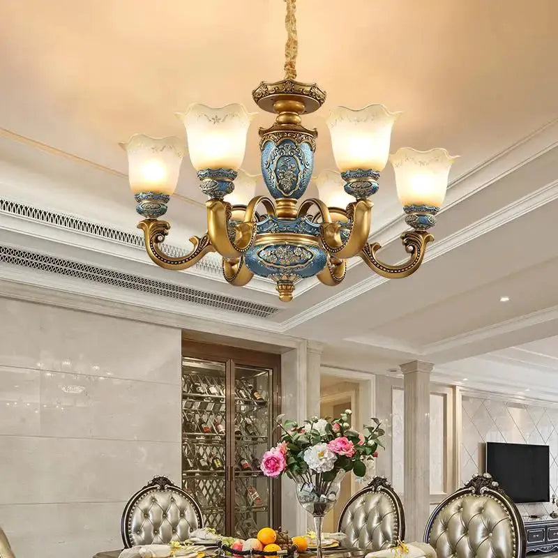 European Chandelier Mid Century Modern Lighting