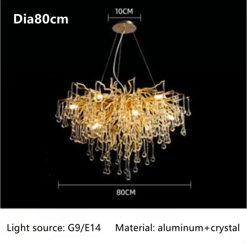 Unique Luxury Crystal Ceiling Chandelier ChandeliersLife®