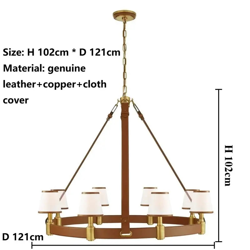 Fashionable Retro Copper Pendant Lamp