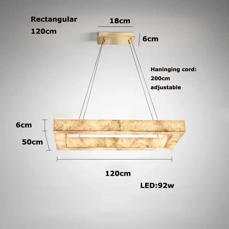 Luxury Marble Lighting Square Chandeliers - ChandeliersLife®