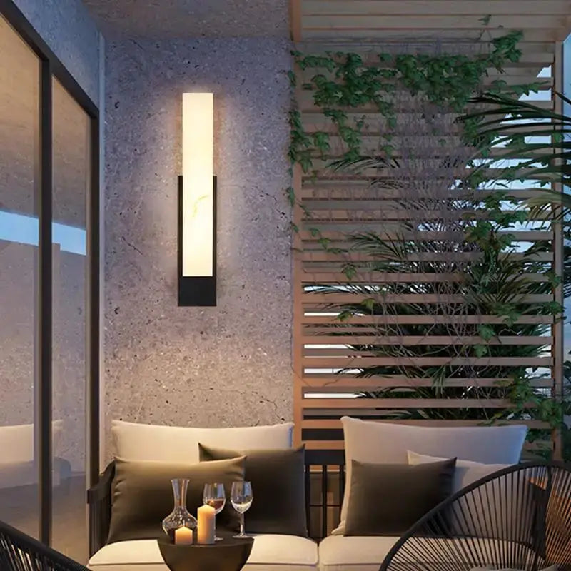 LED Marble Wall Lamp Ambience Outdoor Entrance Aisle Staircase Living Room Balcony Villa Courtyard Outdoor Waterproof Wall Light ChandeliersLife®