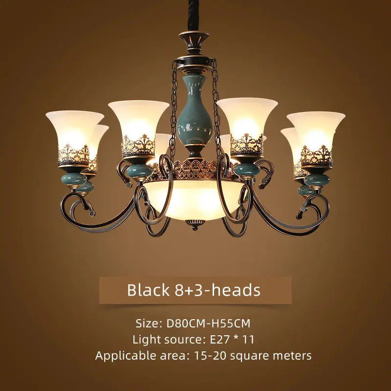Retro Ceramic Chandelier ChandeliersLife®