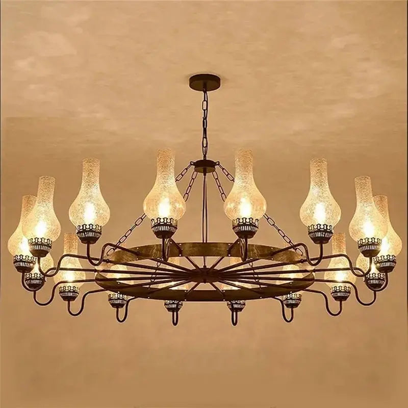 Industrial Retro Decor Chandelier ChandeliersLife®