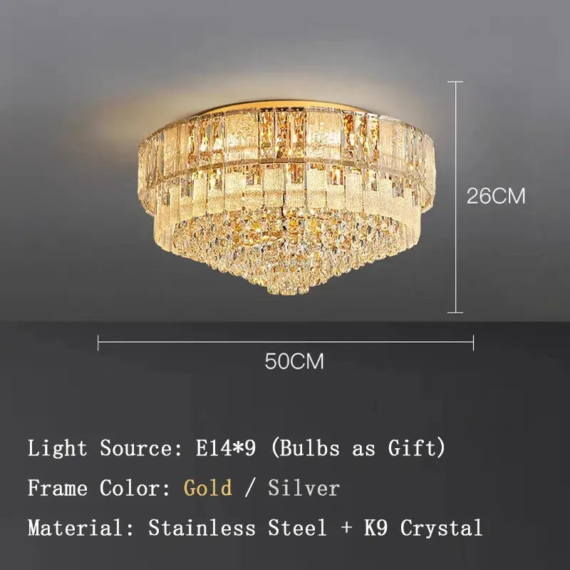 Luxury Crystal New Ceiling Lamp ChandeliersLife®