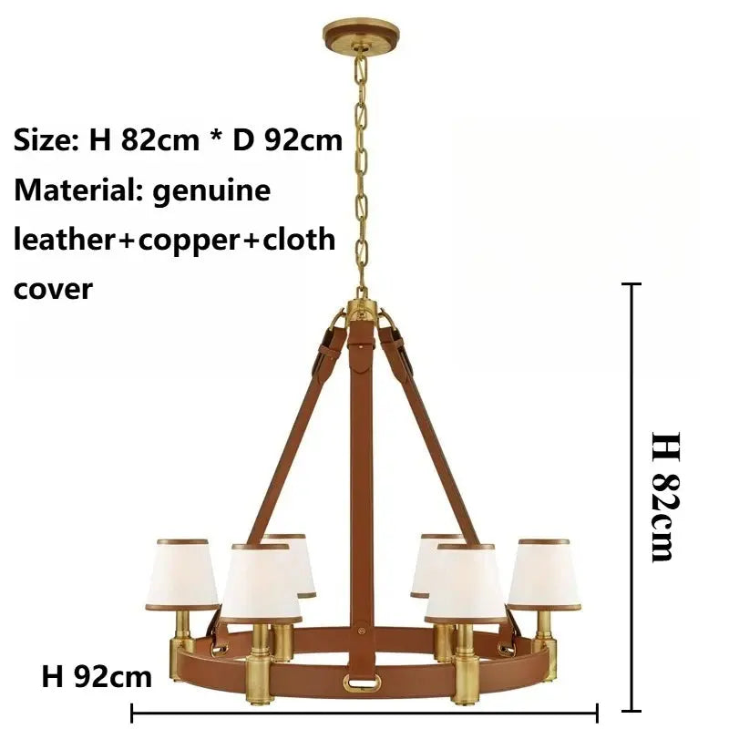 Fashionable Retro Copper Pendant Lamp