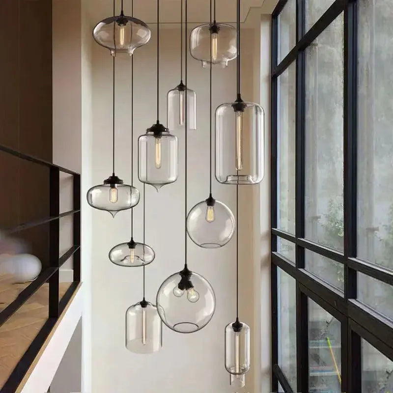 Clear Glass Pendant Light