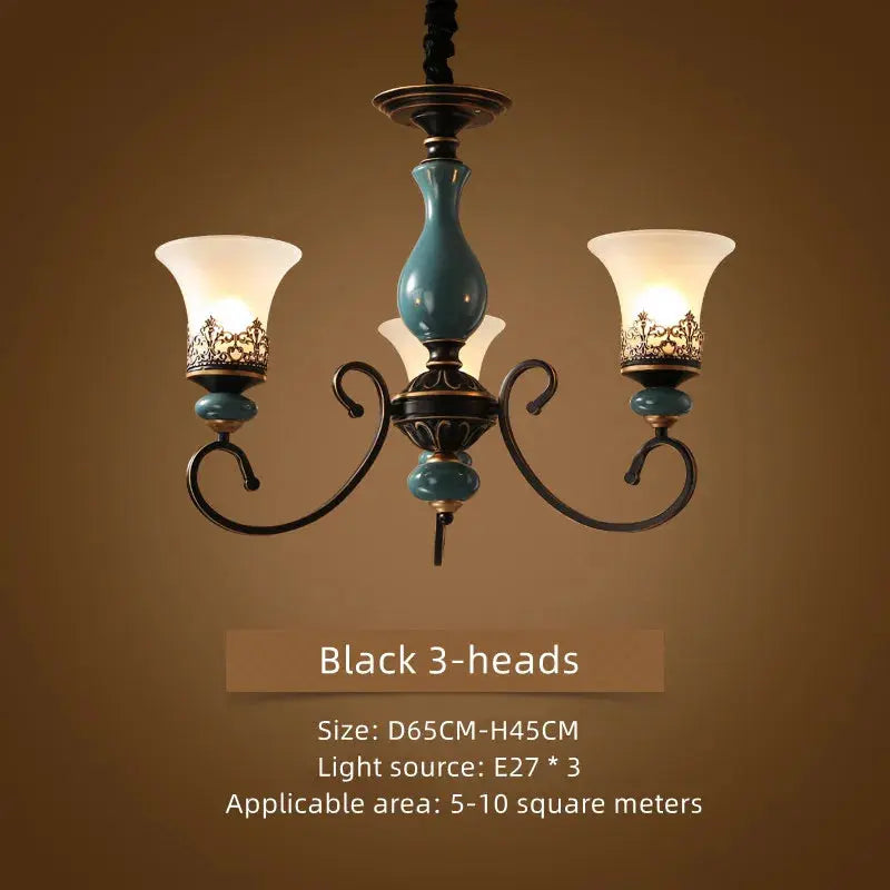 Retro Ceramic Chandelier ChandeliersLife®