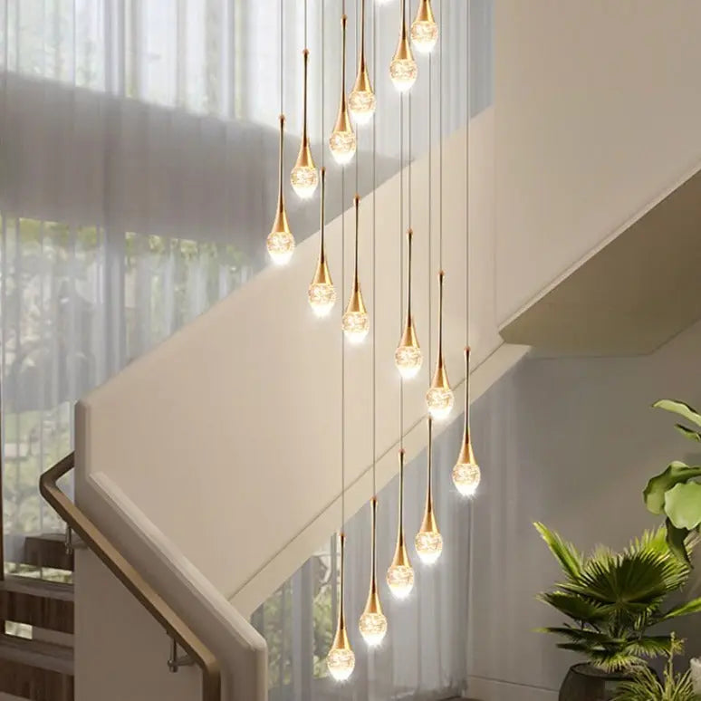 Luxury Long Hanging Staircase Chandelier ChandeliersLife®