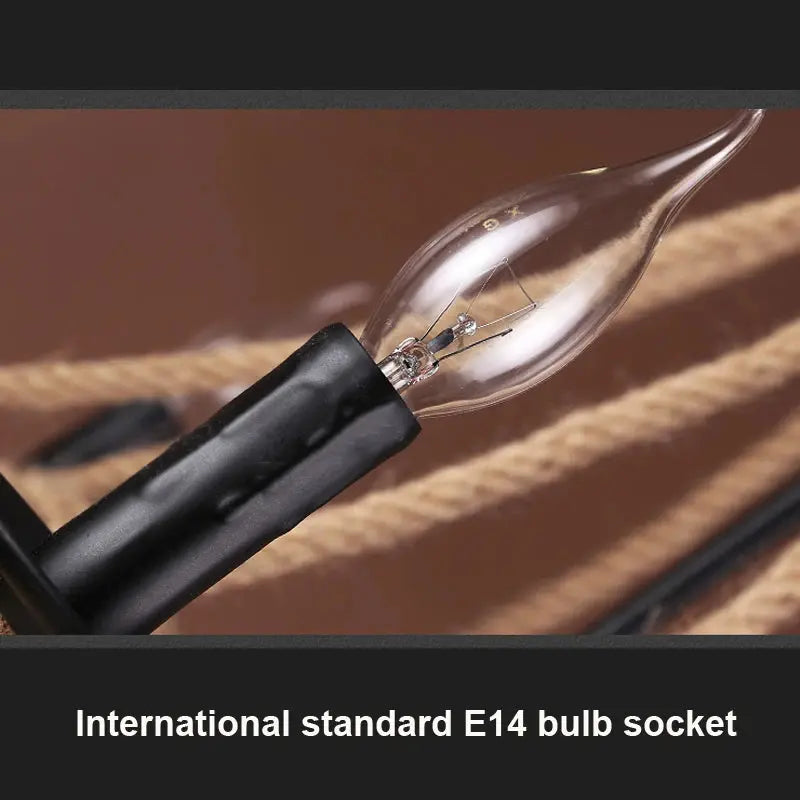 American Rope Pendant Light