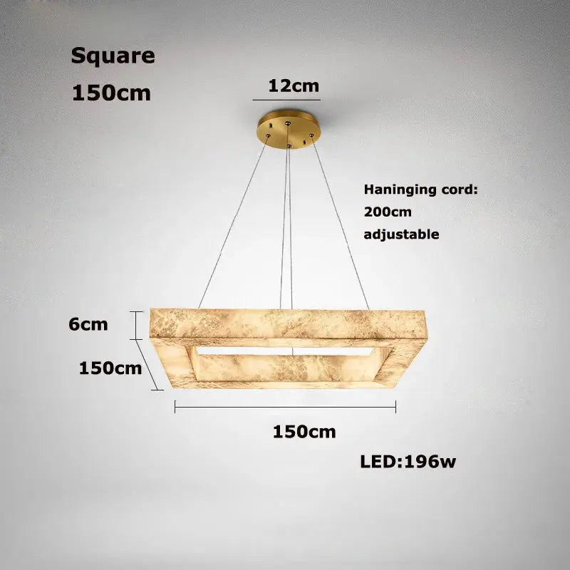 Luxury Marble Lighting Square Chandeliers - ChandeliersLife®