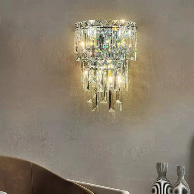 Hotel Lobby Corridor Crystal Wall Lamp ChandeliersLife®