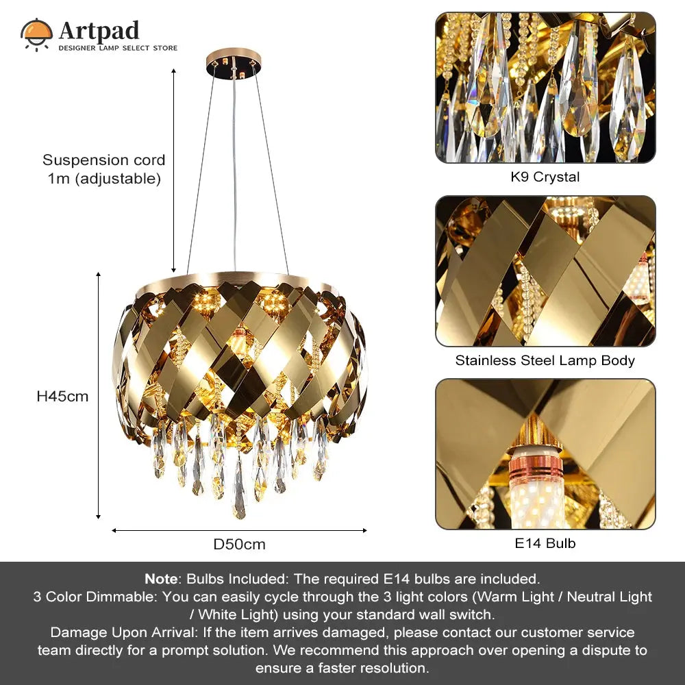 Round Pendant Lamp For Dining Room ChandeliersLife®