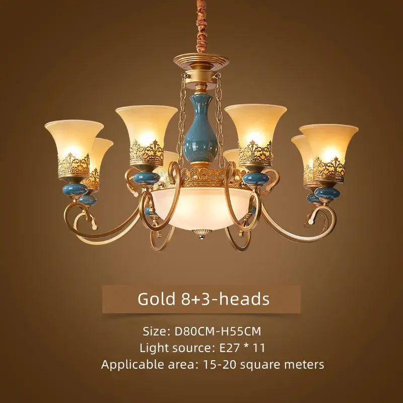 Retro Ceramic Chandelier ChandeliersLife®