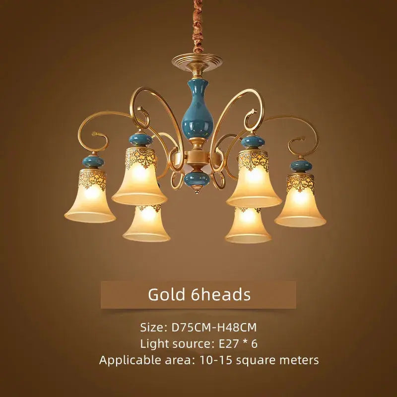 Retro Ceramic Chandelier ChandeliersLife®