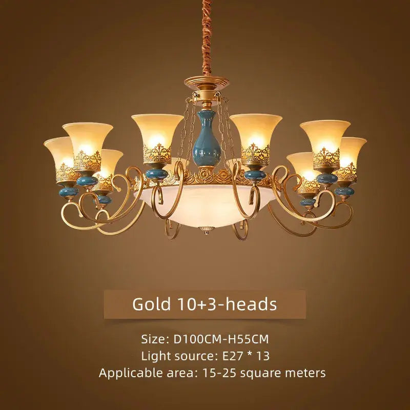 Retro Ceramic Chandelier ChandeliersLife®