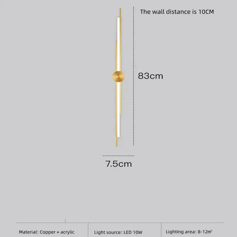 Copper Designer Wall Lamp ChandeliersLife®