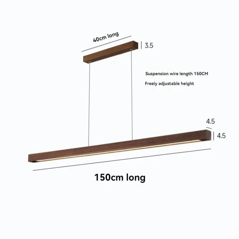 Long Strip Custom Wooden Fixtures ChandeliersLife®