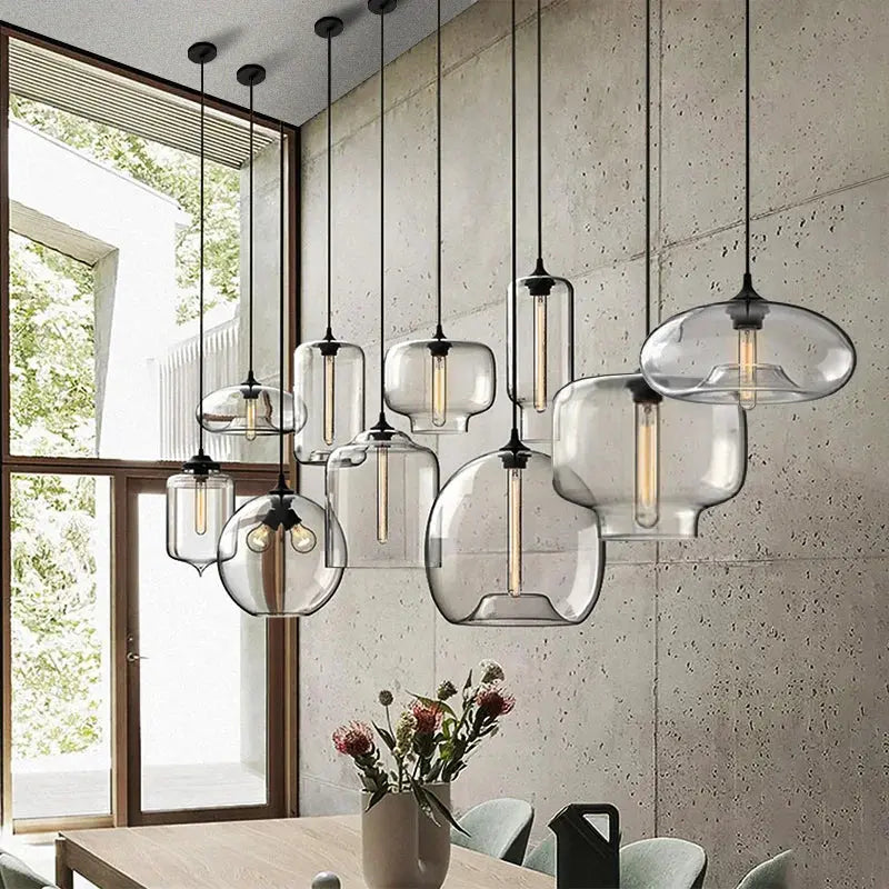 Clear Glass Pendant Light