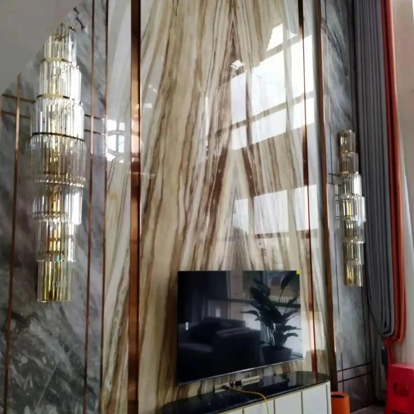 Luxury Hotel Lobby Crystal Large Wall Lamp ChandeliersLife®