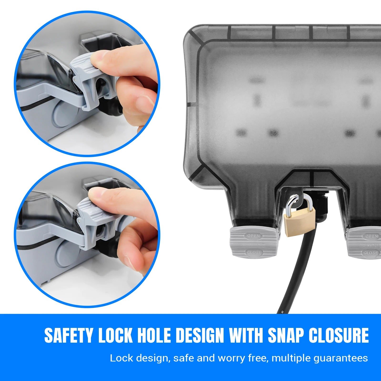 Outdoor Power Hub Double Socket