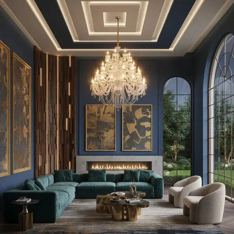 Villa Foyer Extra Large Crystal Chandelier ChandeliersLife®