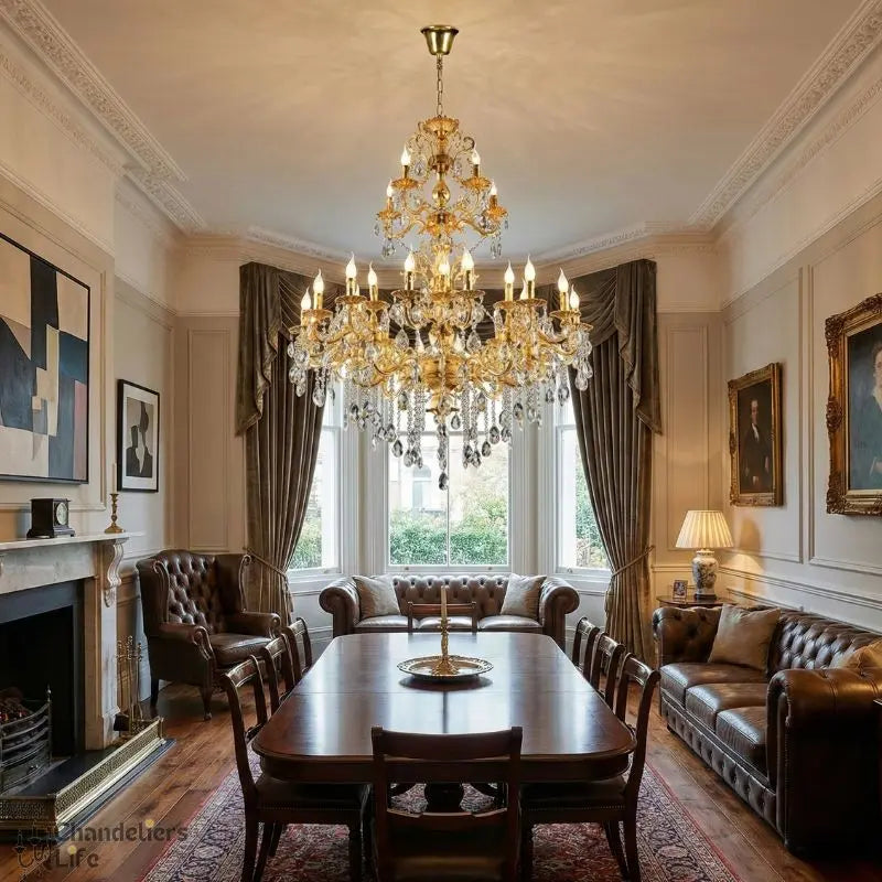 Luxurious Crystal 3 Tiers Chandelier ChandeliersLife®