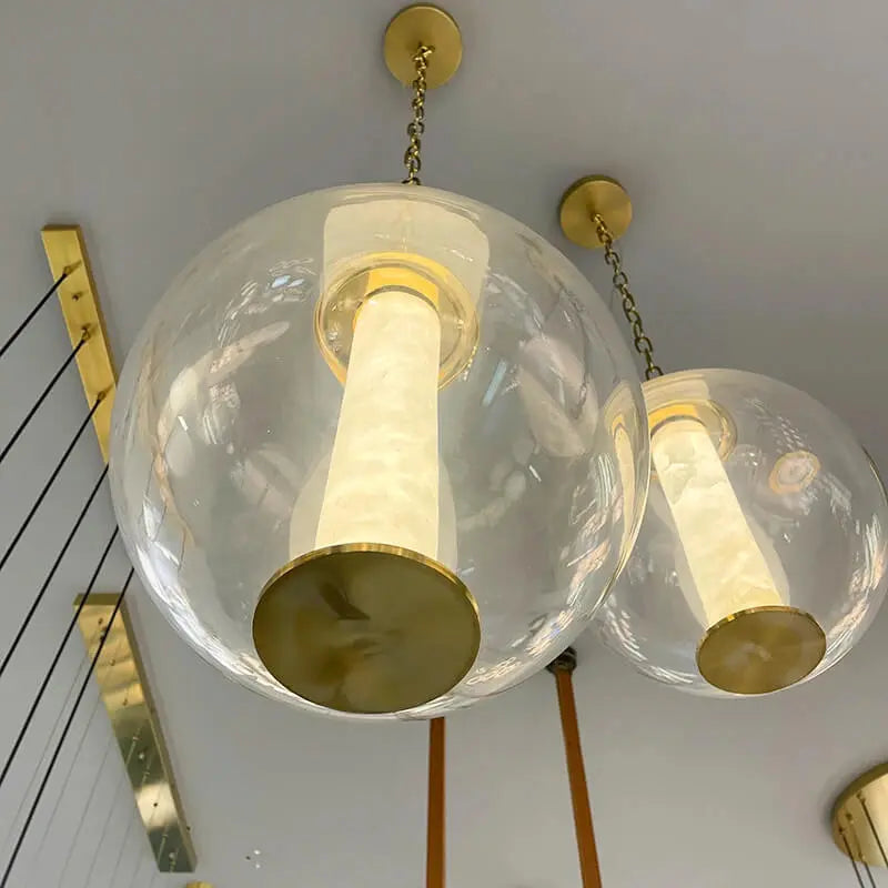 Night Atmosphere Alabaster Pendant Light ChandeliersLife®