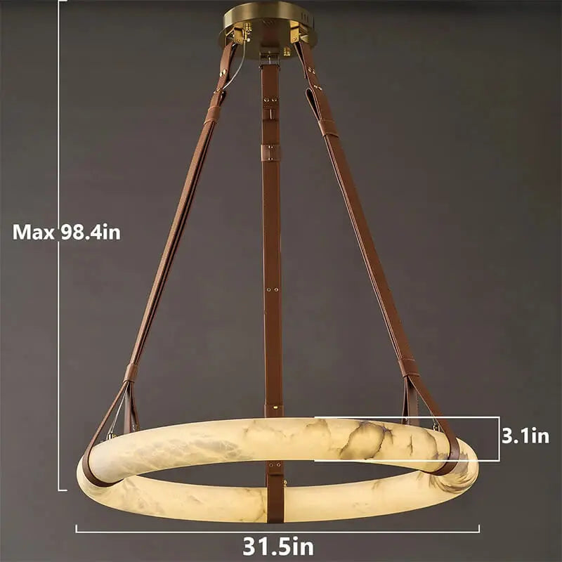 Pendant Ring Alabaster Chandelier ChandeliersLife®