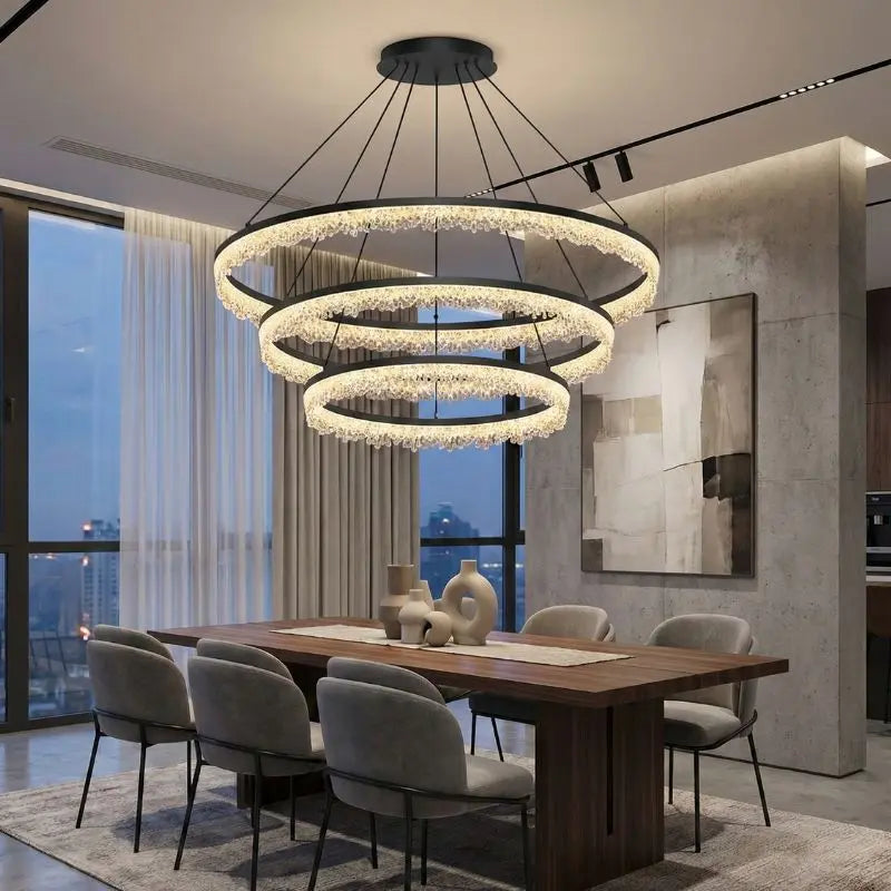 Italian Crystal Round Chandelier ChandeliersLife®