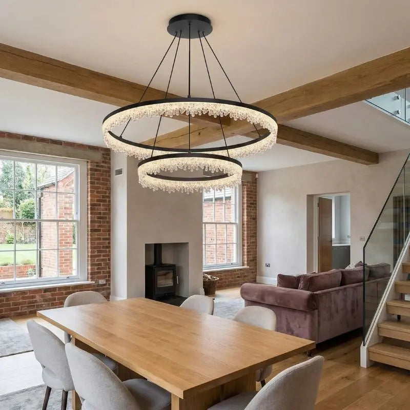 Italian Crystal Round Chandelier ChandeliersLife®