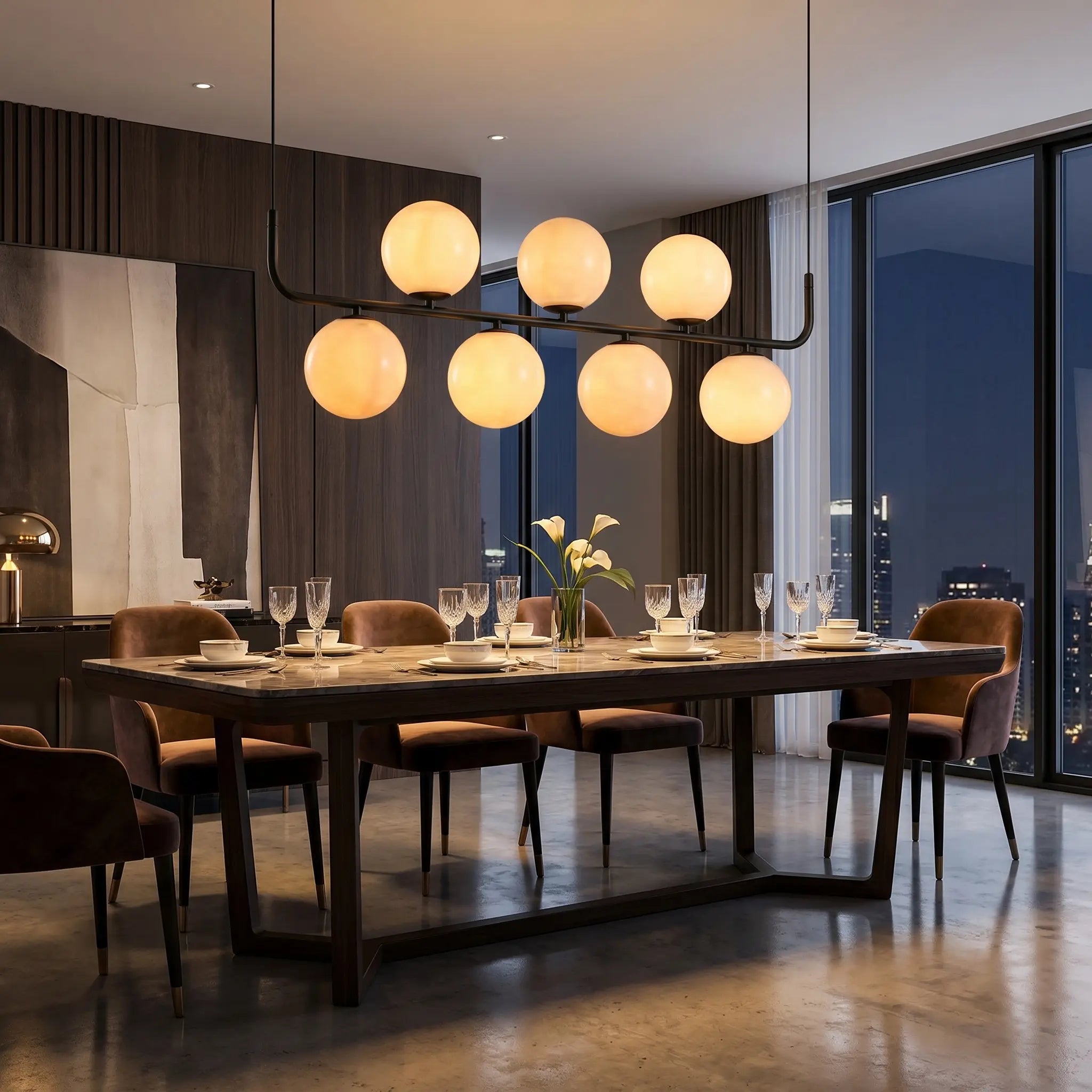 Adjustable Alabaster Lamp ChandeliersLife®