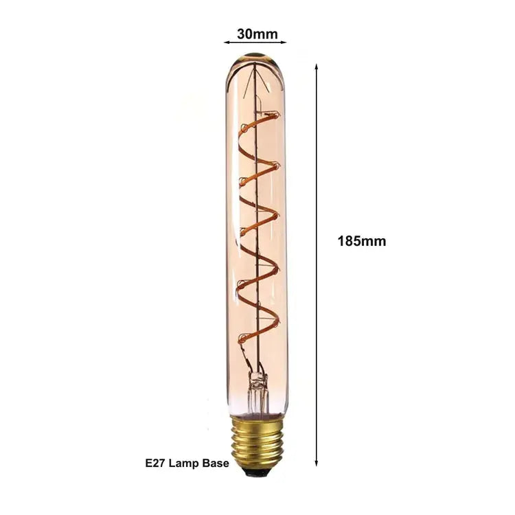 LED E27 T185 4W Non Dimmable Filament Glass LEDSone