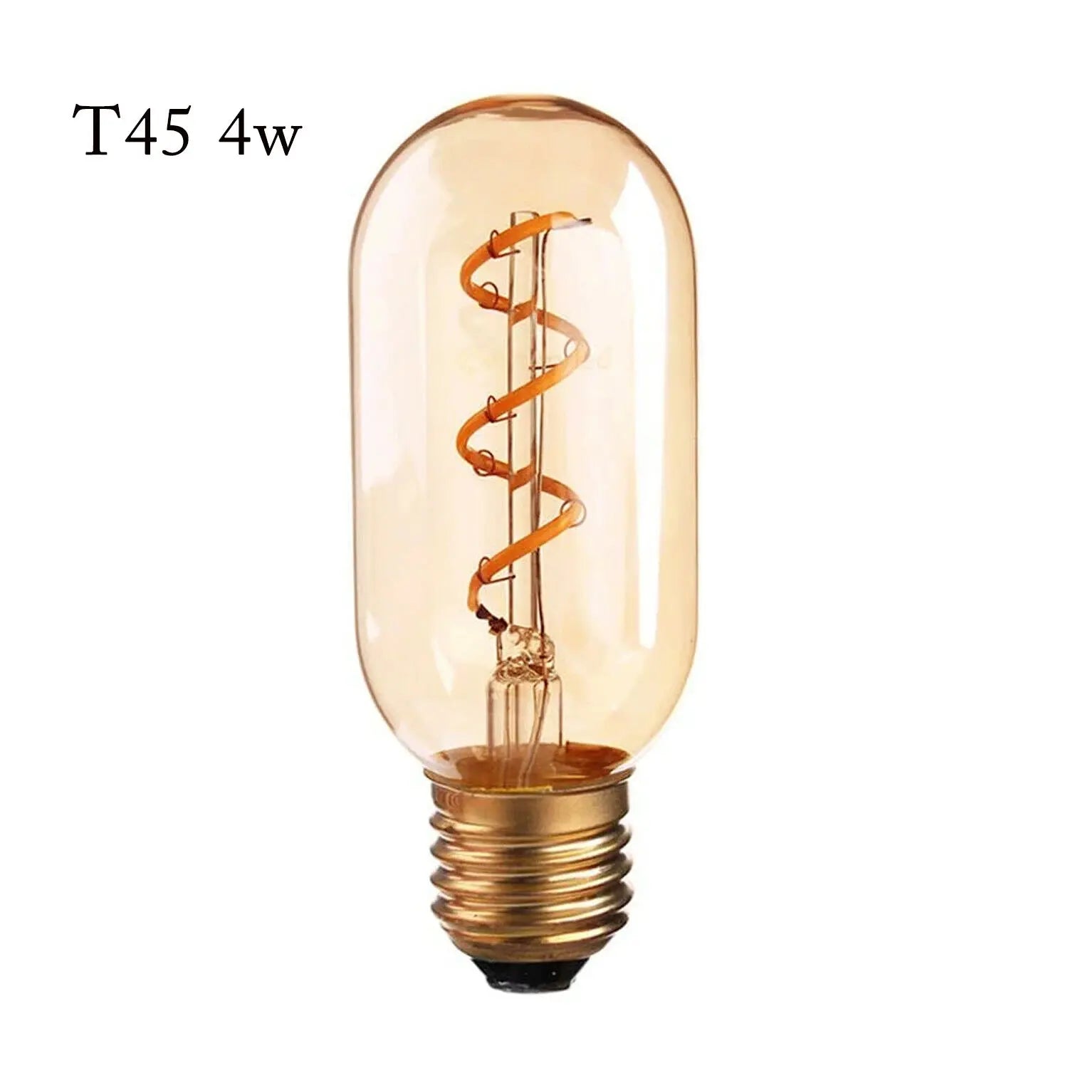 LED E27 T45 4W Edison Filament Glass Retro Warm White LEDSone
