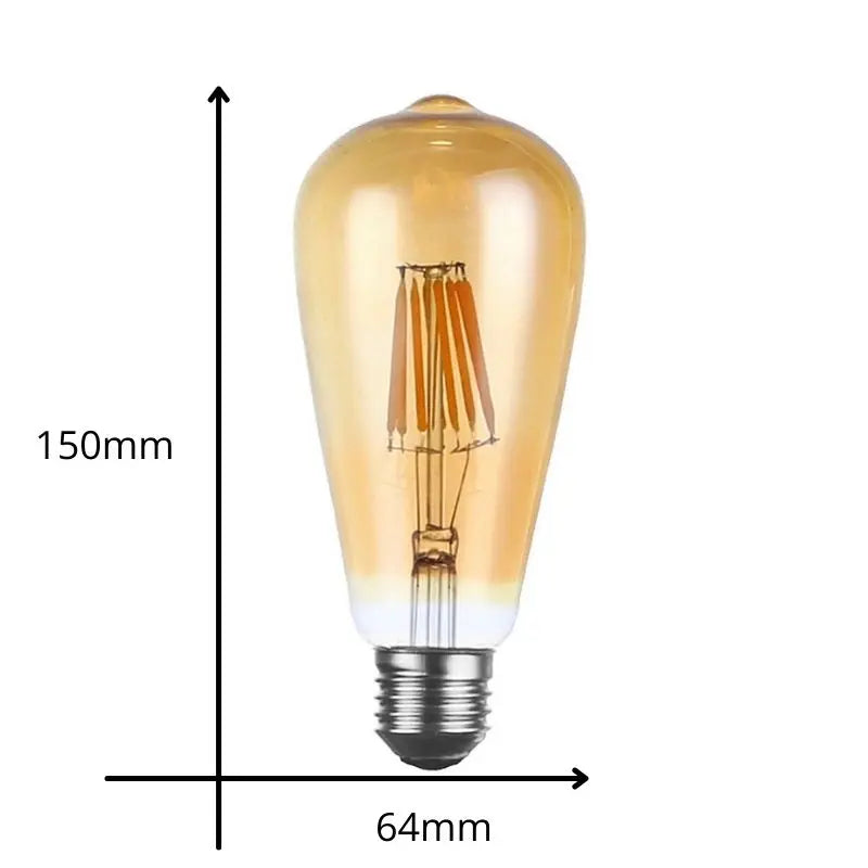 E27 8W Dimmable Retro Classic LED Filament Bulb LEDSone