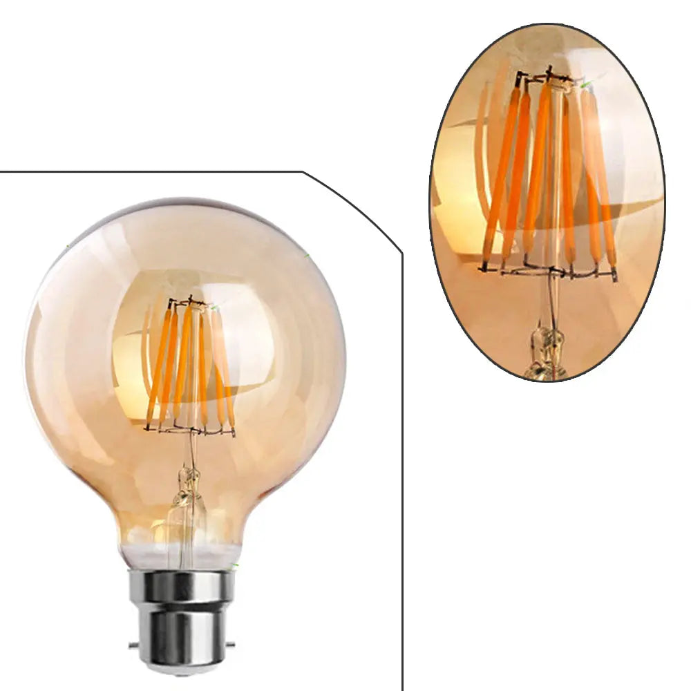 E22 Dimmable Globe LED Retro Light Bulbs LEDSone
