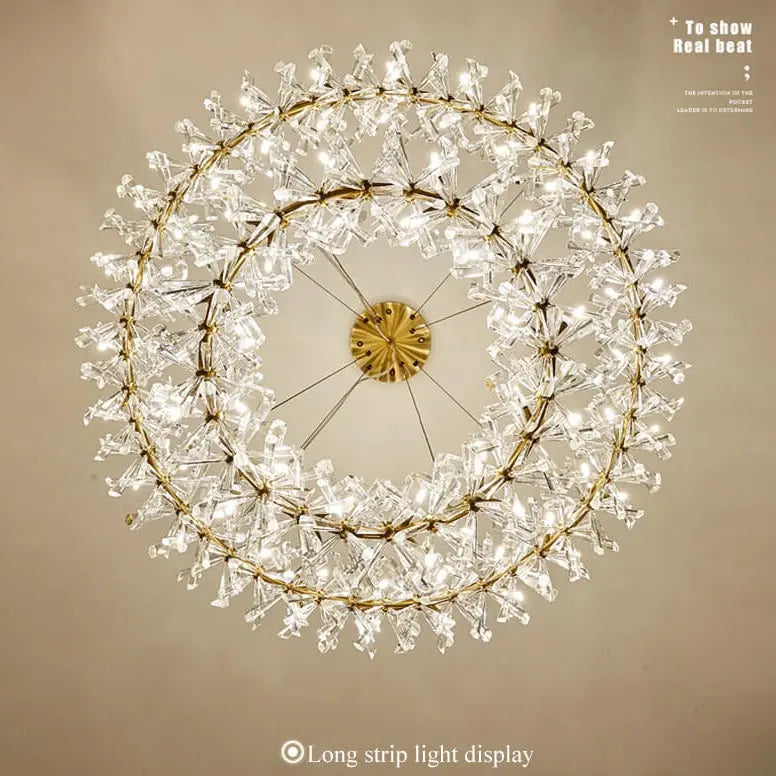 New Luxury Crystal Flower Chandelier ChandeliersLife®
