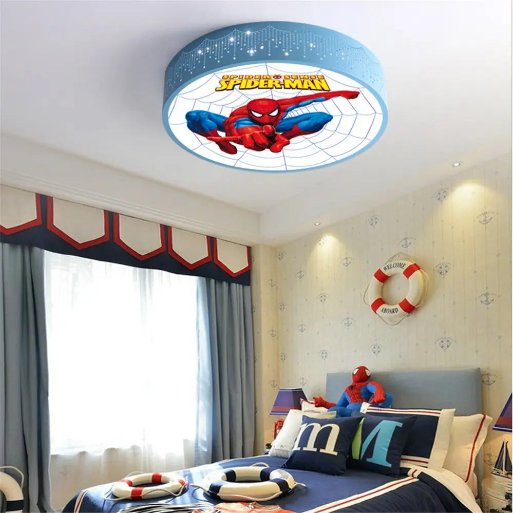 Children Spider Man Hero Led Ceiling Chandelier ChandeliersLife®