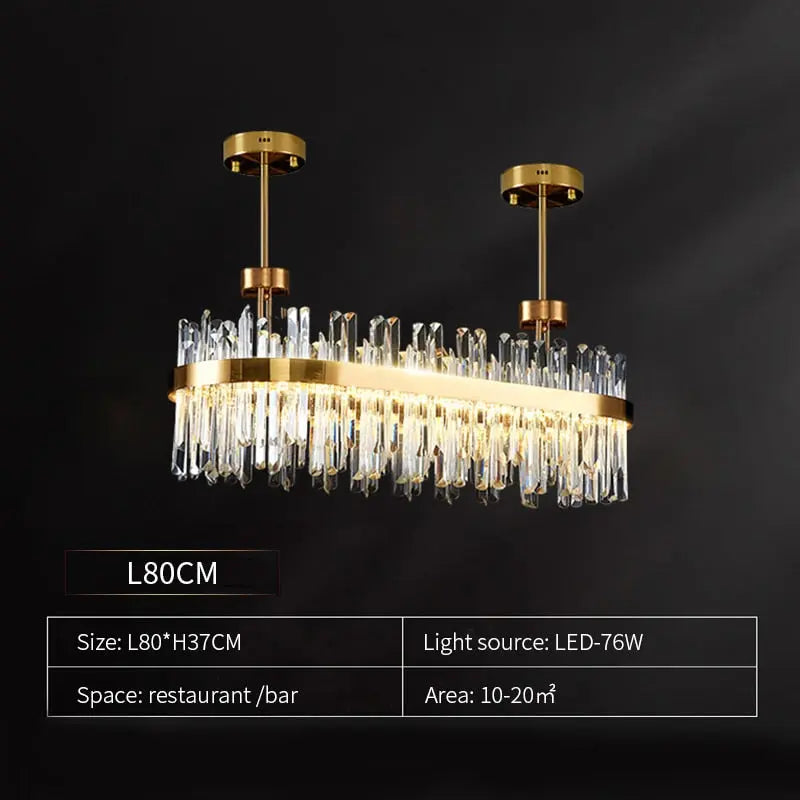 Modern Gold Luxury Crystal Chandelier ChandeliersLife®